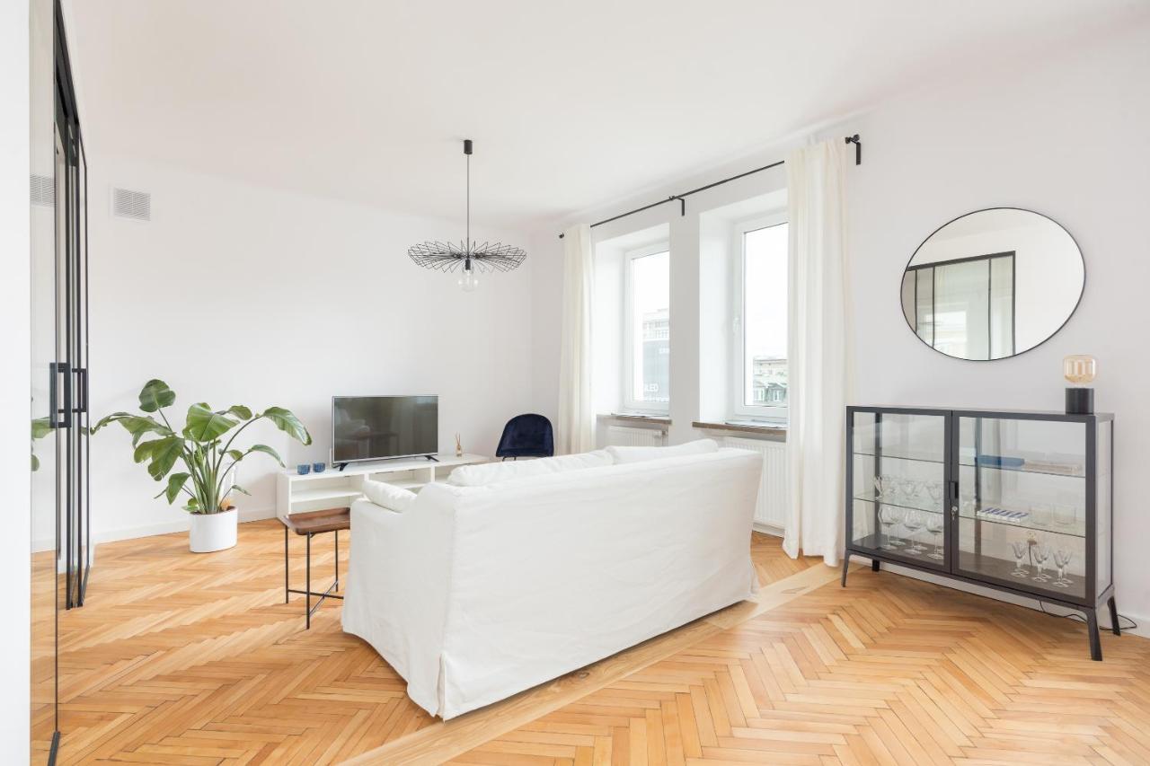 Designer Apartment In The Central Varsó Kültér fotó
