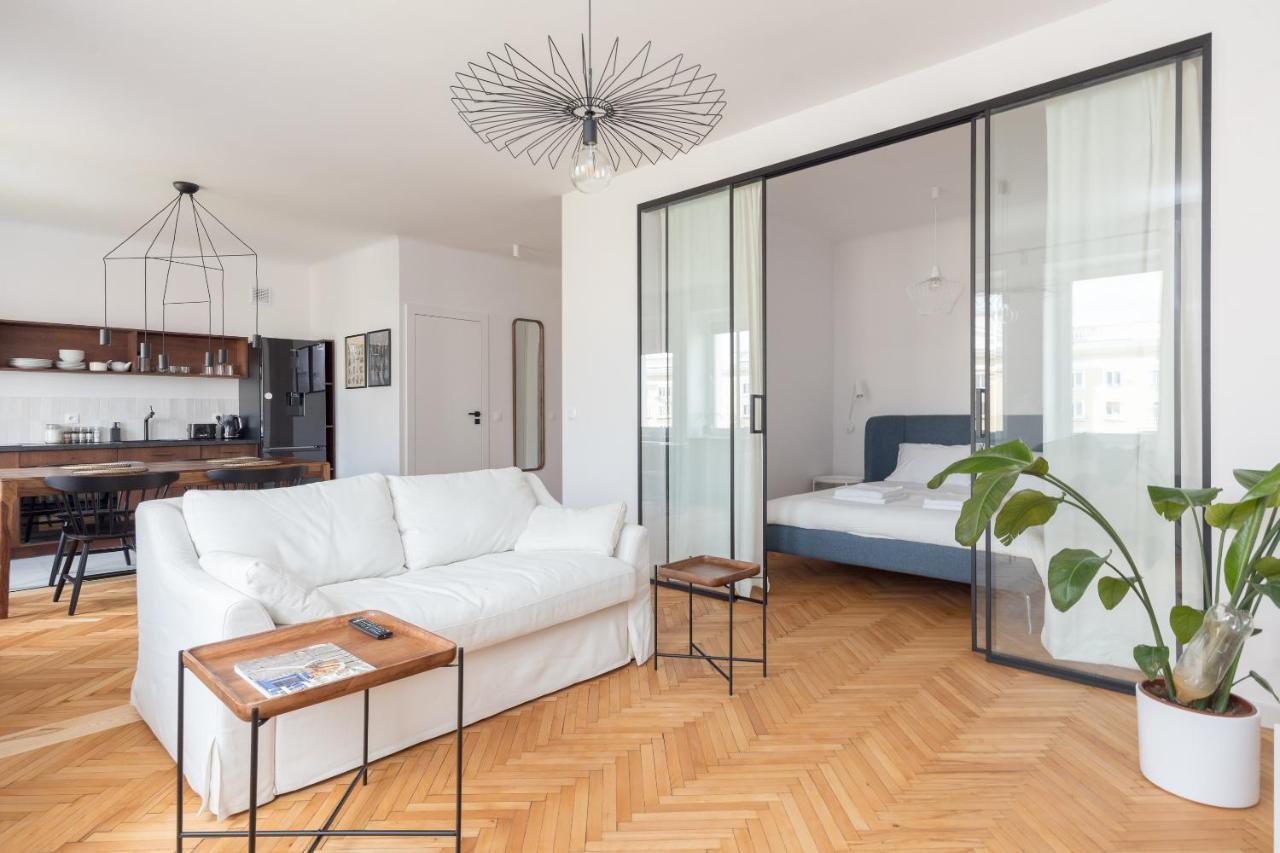 Designer Apartment In The Central Varsó Kültér fotó